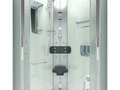 AcquaVapore Einhebelmischer<Dampfdusche Duschtempel Sauna Dusche Duschkabine D46-50M2-EC 90x90