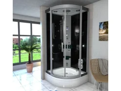 Hot AcquaVapore Dampfdusche Duschtempel Sauna Dusche Duschkabine D46-63T2 100x100