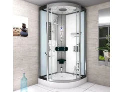 AcquaVapore Einhebelmischer<Dampfdusche Duschtempel Sauna Dusche Duschkabine D46-10T2-EC 90x90
