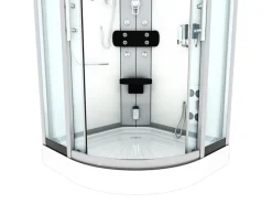 Outlet Dampfdusche Duschtempel Sauna Dusche Duschkabine D46-00T2-EC 80x80 Einhebelmischer