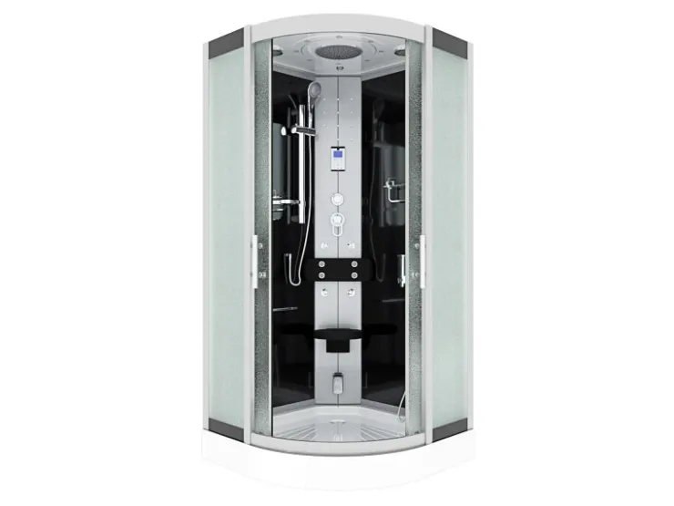 AcquaVapore Einhebelmischer<Dampfdusche Duschtempel Sauna Dusche Duschkabine D46-23M2-EC 100x100