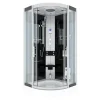 Best Dampfdusche Duschtempel Sauna Dusche Duschkabine D46-10M2 90x90 Einhebelmischer