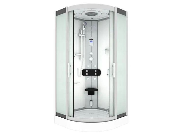AcquaVapore Einhebelmischer<Dampfdusche Duschtempel Sauna Dusche Duschkabine D46-10M2-EC 90x90