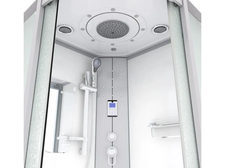 AcquaVapore Einhebelmischer<Dampfdusche Duschtempel Sauna Dusche Duschkabine D46-10M2-EC 90x90