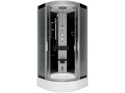 AcquaVapore Einhebelmischer<Dampfdusche Duschtempel Sauna Dusche Duschkabine D46-53M2-EC 90x90
