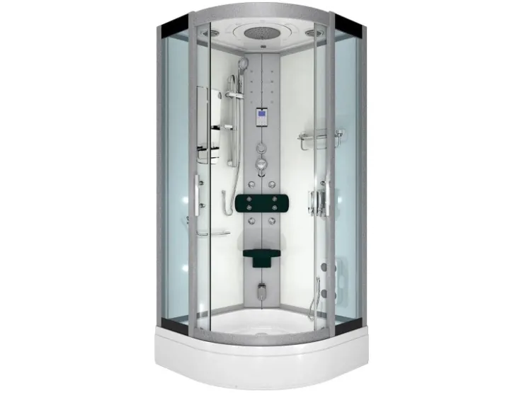 AcquaVapore Einhebelmischer<Dampfdusche Duschtempel Sauna Dusche Duschkabine D46-50T2-EC 90x90