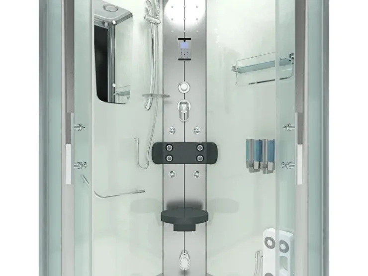 AcquaVapore Einhebelmischer<Dampfdusche Duschtempel Sauna Dusche Duschkabine D46-50T2-EC 90x90
