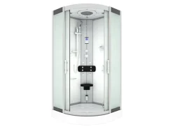 Outlet Dampfdusche Duschtempel Sauna Dusche Duschkabine D46-00M2 80x80 Einhebelmischer