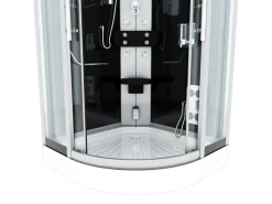 Online Dampfdusche Duschtempel Sauna Dusche Duschkabine D46-13T2-EC 90x90 Einhebelmischer