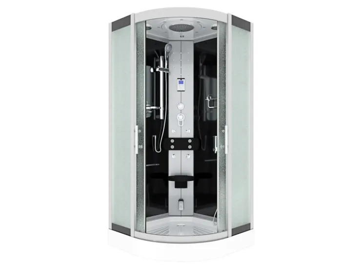 AcquaVapore Einhebelmischer<Dampfdusche Duschtempel Sauna Dusche Duschkabine D46-13M2-EC 90x90