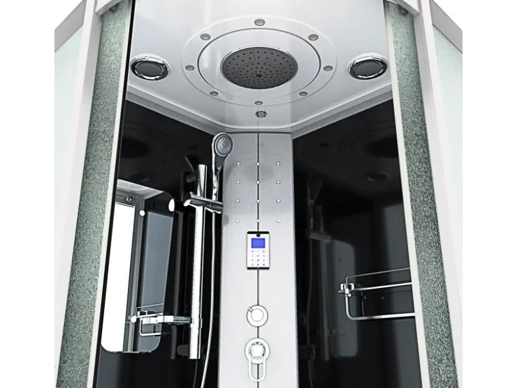 AcquaVapore Einhebelmischer<Dampfdusche Duschtempel Sauna Dusche Duschkabine D46-13M2-EC 90x90