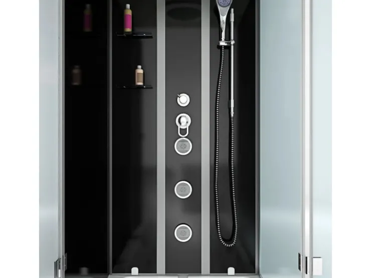 Hot AcquaVapore Dusche Wanne Kombination K05-L30-EC Duschkabine 180x90