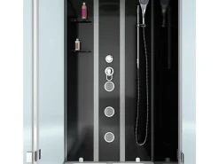 Best Dusche Wanne Kombination K05-R30-EC Duschkabine 90x180 Einhebelmischer