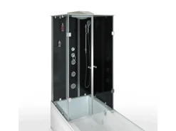 Best Dusche Wanne Kombination K05-R30-EC Duschkabine 90x180 Einhebelmischer