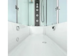 Dusche Wanne Kombination K05-L00-EC Duschkabine 180x90 Einhebelmischer