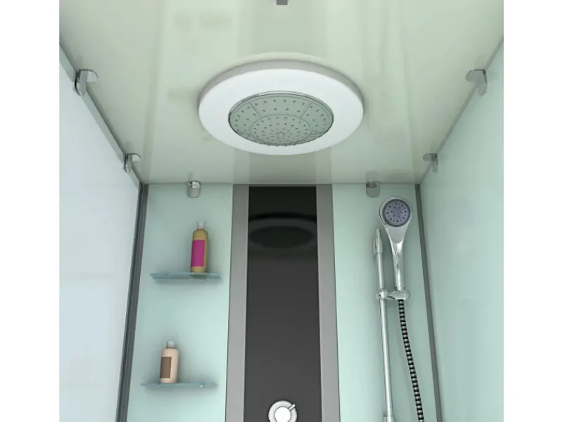Hot Dusche Wanne Kombination K05-R00-EC Duschkabine 90x180 Einhebelmischer