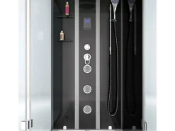 Discount Dusche Wanne Kombination K05-R31-EC Duschkabine 90x180 Einhebelmischer