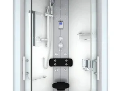 Clearance Duschkabine Dusche D46-10T0 Komplettdusche Fertigdusche 90x90 Einhebelmischer