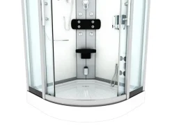 Clearance Duschkabine Dusche D46-10T0 Komplettdusche Fertigdusche 90x90 Einhebelmischer