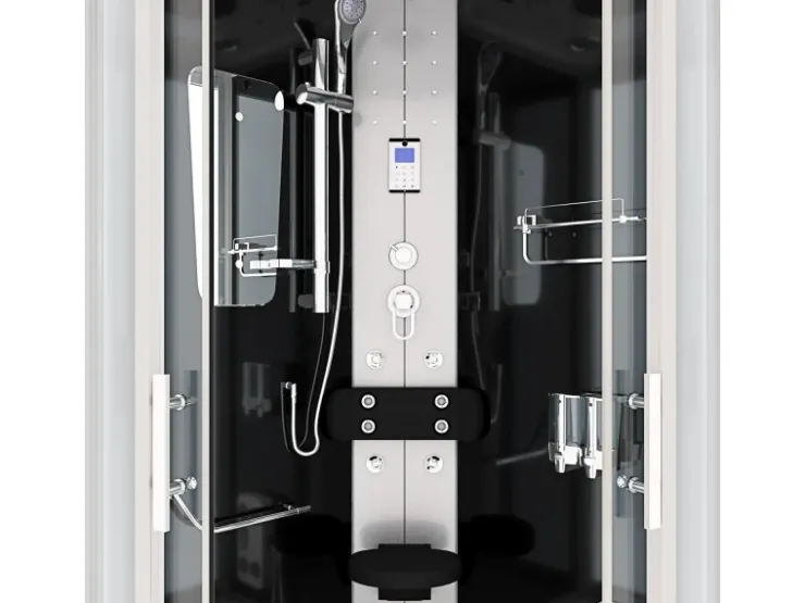 Discount AcquaVapore Duschkabine Dusche D46-03T0-EC Komplettdusche Fertigdusche 80x80