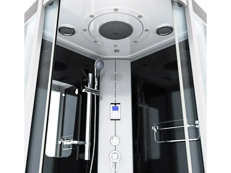 Discount AcquaVapore Duschkabine Dusche D46-03T0-EC Komplettdusche Fertigdusche 80x80