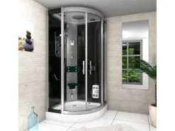 Discount AcquaVapore Duschkabine Dusche D46-03T0-EC Komplettdusche Fertigdusche 80x80
