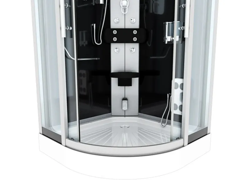 New Duschkabine Dusche D46-03T0 Komplettdusche Fertigdusche 80x80 Einhebelmischer