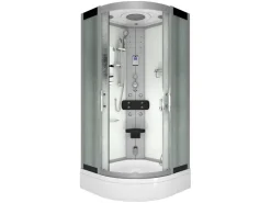 AcquaVapore Einhebelmischer<Duschkabine Dusche D46-50M0-EC Komplettdusche Fertigdusche 90x90