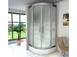 AcquaVapore Einhebelmischer<Duschkabine Dusche D46-50M0-EC Komplettdusche Fertigdusche 90x90
