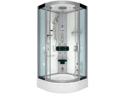 New Duschkabine Dusche D46-60T0-EC Komplettdusche Fertigdusche 100x100 Einhebelmischer