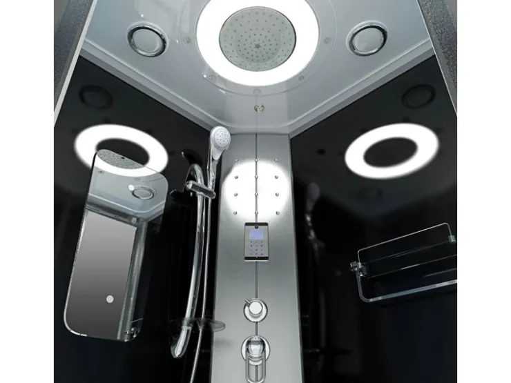 AcquaVapore Einhebelmischer<Duschkabine Dusche D46-53M0-EC Komplettdusche Fertigdusche 90x90