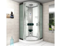 Best Duschkabine Dusche D46-20M0-EC Komplettdusche Fertigdusche 100x100 Einhebelmischer
