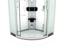 Best Duschkabine Dusche D46-20M0-EC Komplettdusche Fertigdusche 100x100 Einhebelmischer
