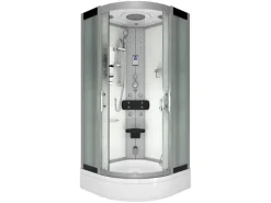 Duschkabine Dusche D46-60M0-EC Komplettdusche Fertigdusche 100x100 Einhebelmischer