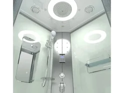 Duschkabine Dusche D46-60M0-EC Komplettdusche Fertigdusche 100x100 Einhebelmischer
