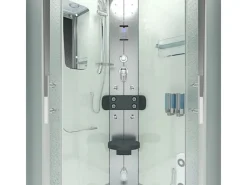 Duschkabine Dusche D46-60M0-EC Komplettdusche Fertigdusche 100x100 Einhebelmischer