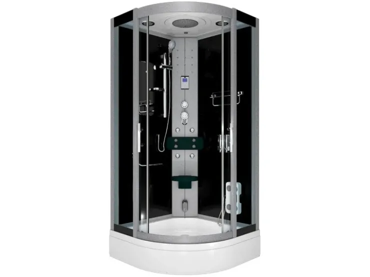 Clearance AcquaVapore Duschkabine Dusche D46-53T0 Komplettdusche Fertigdusche 90x90