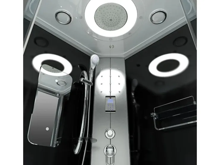 Clearance AcquaVapore Duschkabine Dusche D46-53T0 Komplettdusche Fertigdusche 90x90