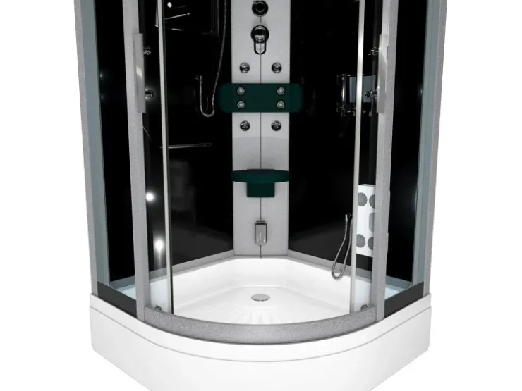 Clearance AcquaVapore Duschkabine Dusche D46-53T0 Komplettdusche Fertigdusche 90x90