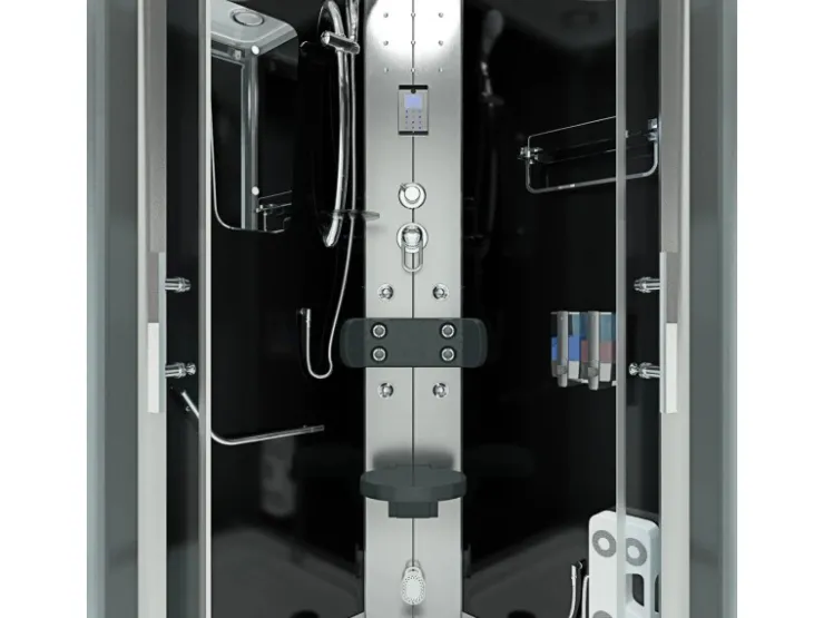 Clearance AcquaVapore Duschkabine Dusche D46-53T0 Komplettdusche Fertigdusche 90x90
