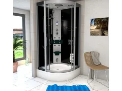 Clearance AcquaVapore Duschkabine Dusche D46-53T0 Komplettdusche Fertigdusche 90x90