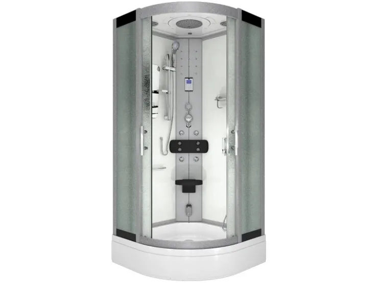 AcquaVapore Einhebelmischer<Duschkabine Dusche D46-60M0 Komplettdusche Fertigdusche 100x100