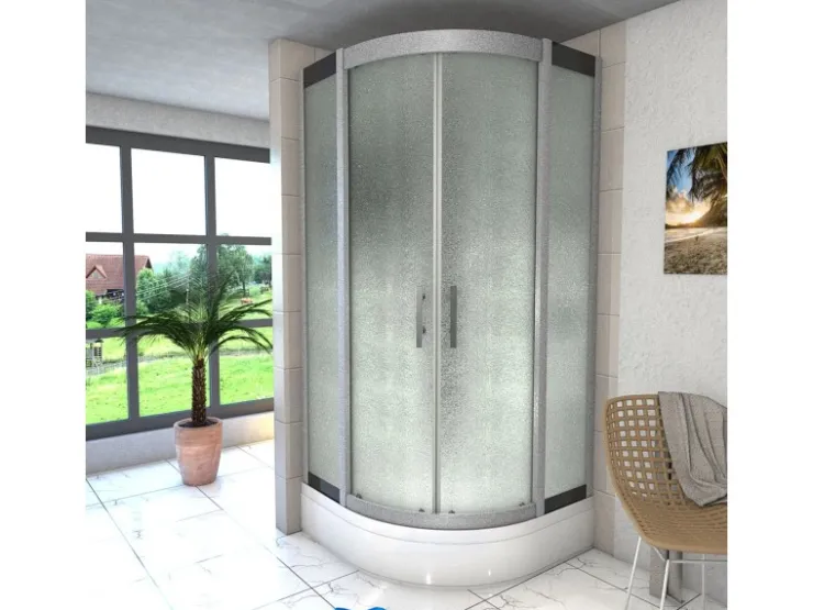AcquaVapore Einhebelmischer<Duschkabine Dusche D46-60M0 Komplettdusche Fertigdusche 100x100