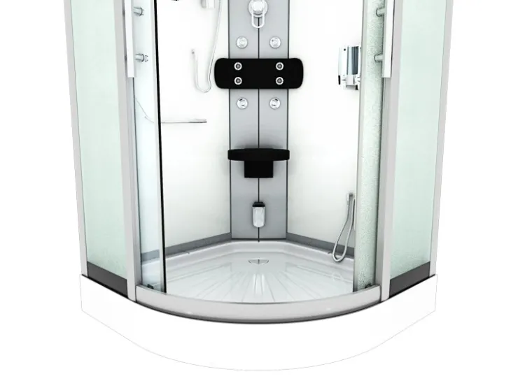 Hot AcquaVapore Duschkabine Dusche D46-20M0 Komplettdusche Fertigdusche 100x100