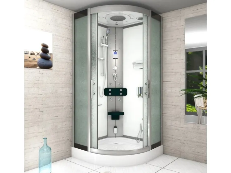 Hot AcquaVapore Duschkabine Dusche D46-20M0 Komplettdusche Fertigdusche 100x100