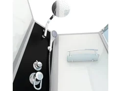 Hot AcquaVapore Kombination Badewanne Dusche K50-L00-EC Duschtempel 170x100