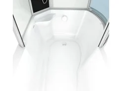 Hot AcquaVapore Kombination Badewanne Dusche K50-L00-EC Duschtempel 170x100