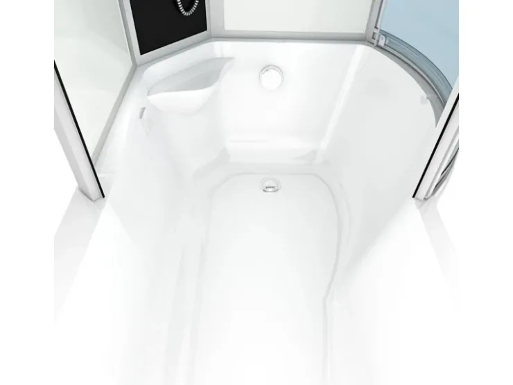 Hot AcquaVapore Kombination Badewanne Dusche K50-L00-EC Duschtempel 170x100