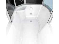 New Kombination Badewanne Dusche K55-R31 Duschtempel 100x170 Einhebelmischer