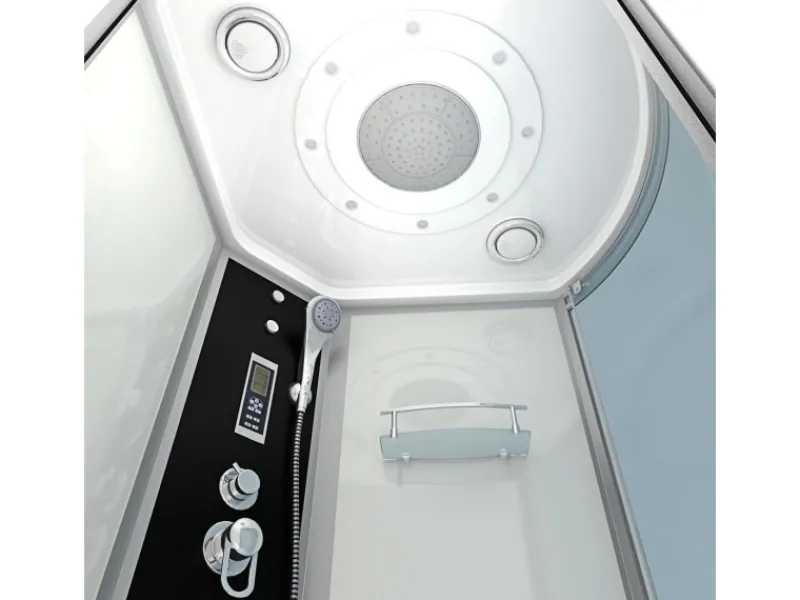 Outlet Kombination Badewanne Dusche K55-L01-EC Duschtempel 170x100 Einhebelmischer